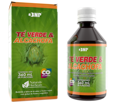 TE VERDE Y ALCACHOFA x 360 mL